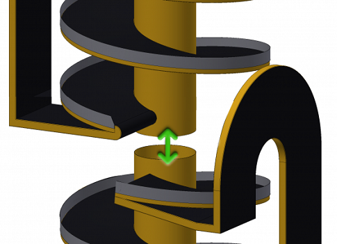 All-purpose spiral conveyor for medium to large products